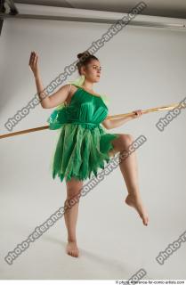 KATERINA STANDING POSE WITH SPEAR